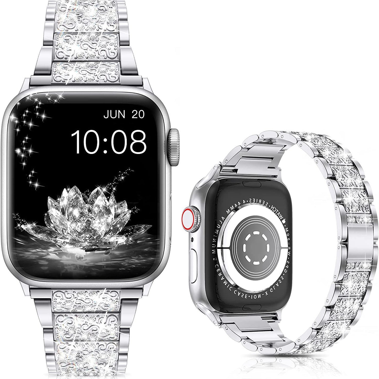 Three - strand Full - diamond Watch Strap