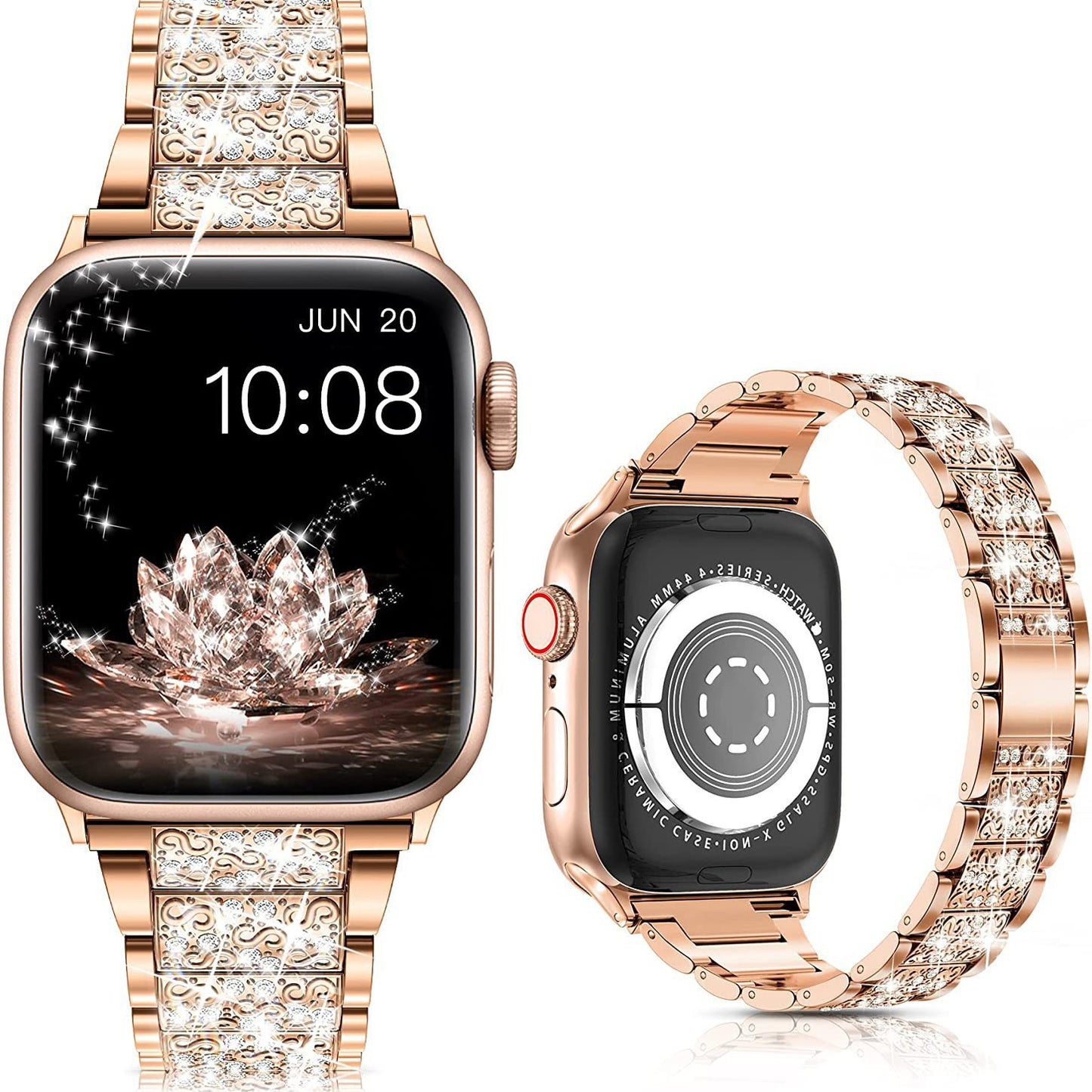 Three - strand Full - diamond Watch Strap