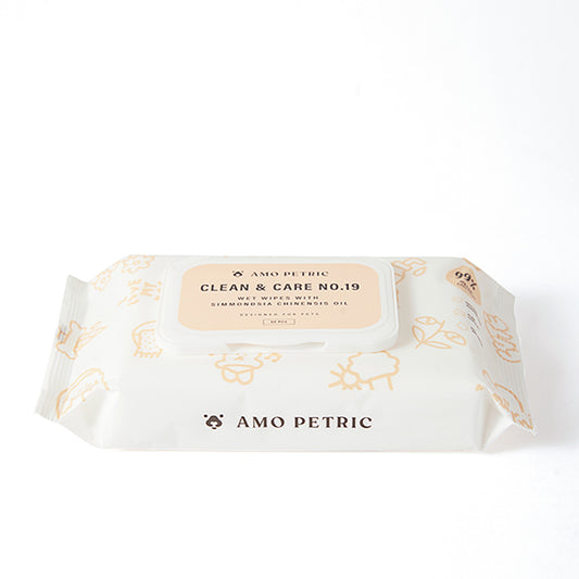 Wet Wipes with Jojoba Oil for Pets-two packs