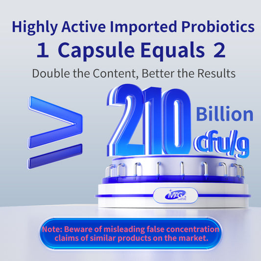MAG Boulardii Probiotic For pets - 210 Billion CFU/g Highly Active Imported Probiotics 1 Capsule Equals 2 Double the Content Better the Results