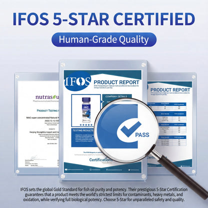 MAG High-Purity Omega-3 Fish Oil for Dogs & Cats - 95% Omega-3 with EPA & DHA for Healthy Skin, Glossy Coat & Immune Support