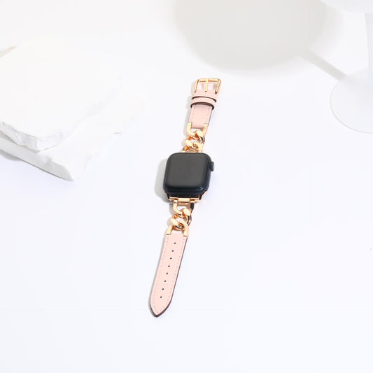 Twisted Chain Leather Belt