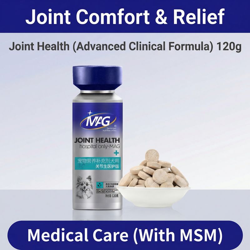 MAG Advanced 10x Concentrated Dog Joint Supplement for All Breeds & Sizes - with Glucosamine, Chondroitin, MSM