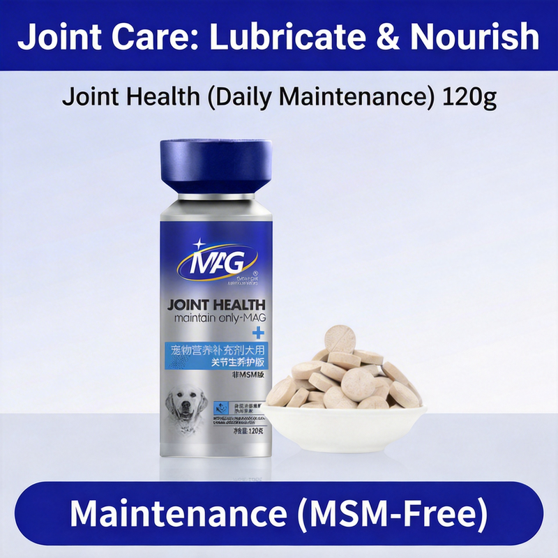 MAG Advanced 10x Concentrated Dog Joint Supplement for All Breeds & Sizes - with Glucosamine, Chondroitin, MSM