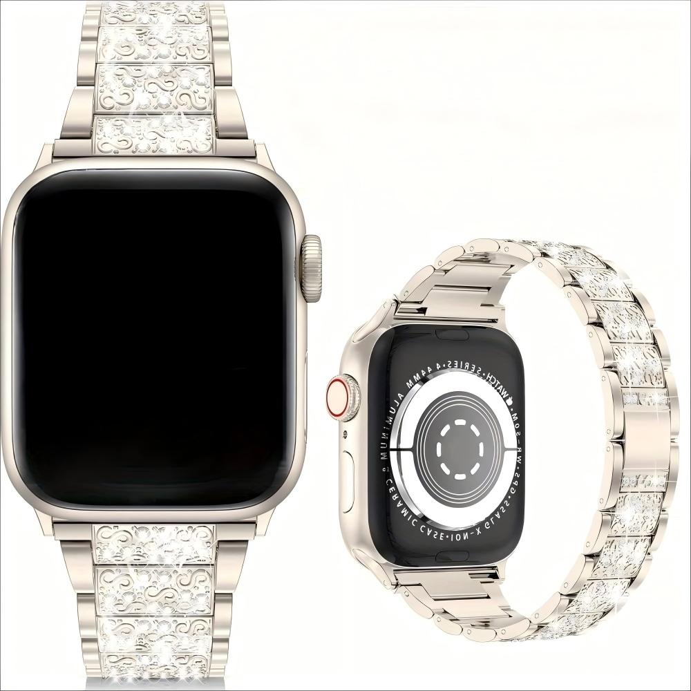 Three - strand Full - diamond Watch Strap